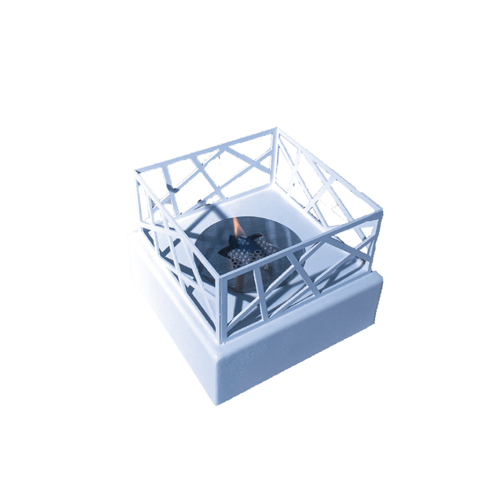 Настольный биокамин Firezo Lotus White, стандарт