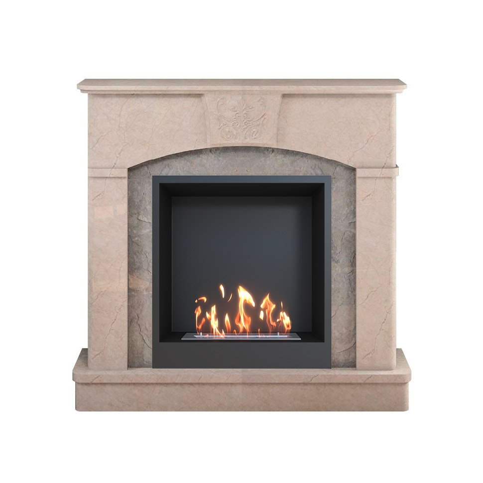 Биокамин в мраморном портале SteelHeat Praga M Биокамин в мраморном портале SteelHeat Praga M