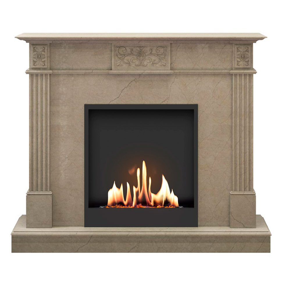 Биокамин в мраморном портале SteelHeat Lada M Биокамин в мраморном портале SteelHeat Lada M