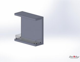 5430С Биокамин фронтальный на заказ