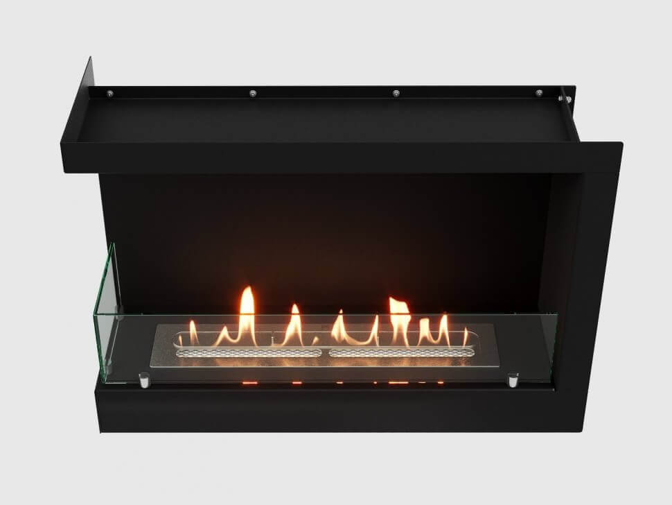 Встроенный биокамин Lux Fire Угловой 690 S (левый угол)