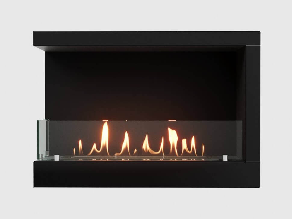 Встроенный биокамин Lux Fire Угловой 690 S (левый угол)