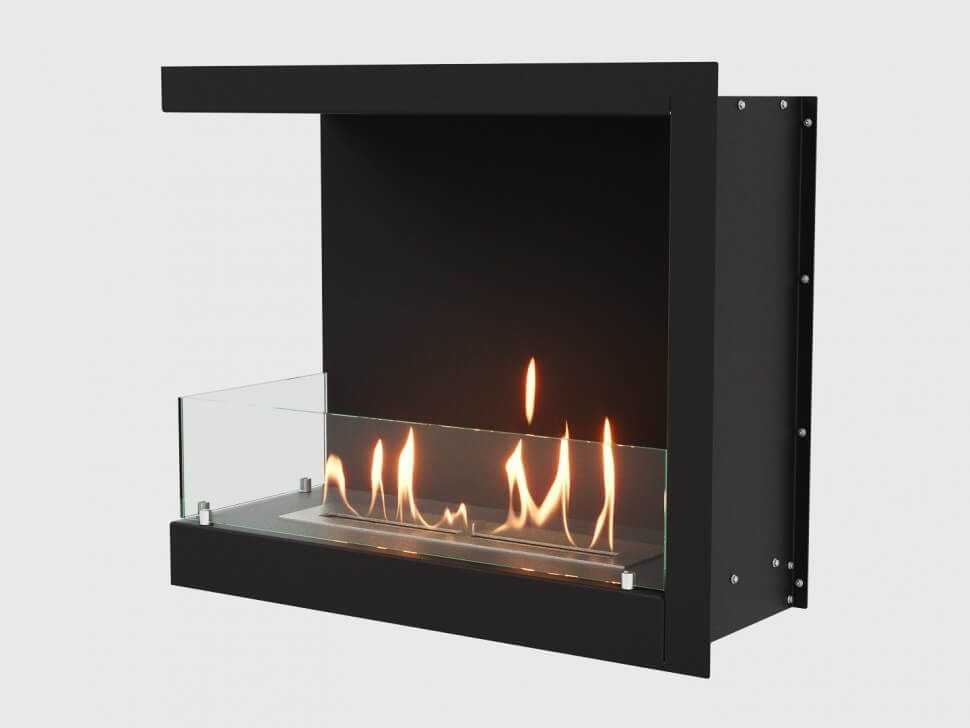 Встроенный биокамин Lux Fire Угловой 755 М (левый угол)