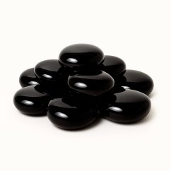 Декоративные керамические камни SteelHeat черные 14 шт