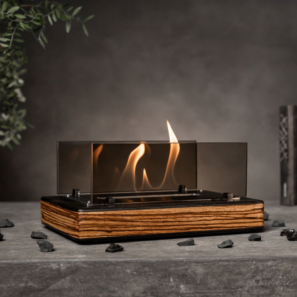Настольный Биокамин Catterheim EXCLUSIVE ZEBRANO Настольный Биокамин Catterheim EXCLUSIVE ZEBRANO