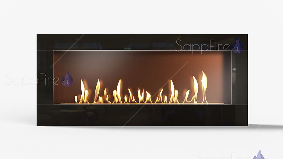 Биокамин встраиваемый SappFire Mercury Stemalit 1800
