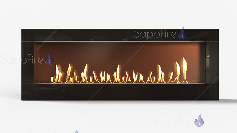 Биокамин встраиваемый SappFire Mercury Stemalit 1800