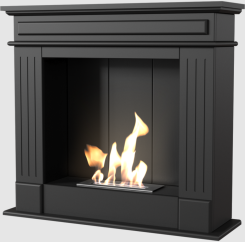 Биокамин в портале Kratki NOVEMBER Черный лего