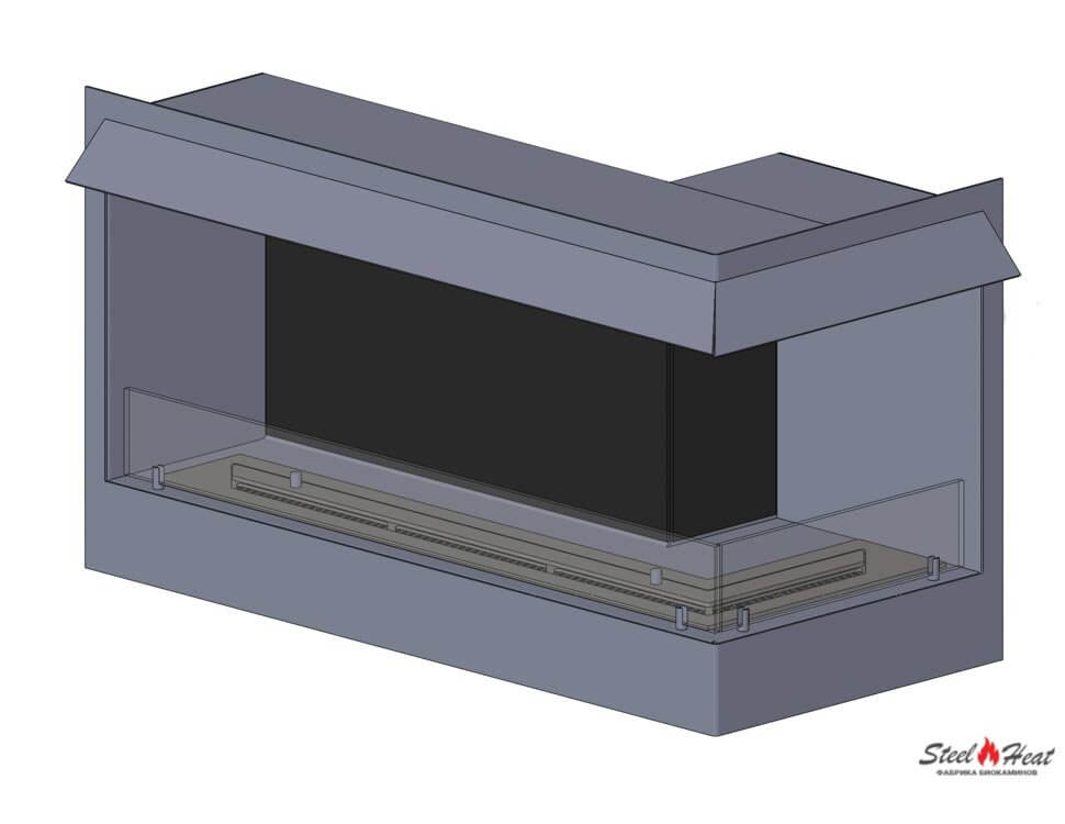 8158C Биокамин угловой на заказ 8158C Биокамин угловой на заказ