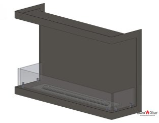 13704А Биокамин фронтальный на заказ