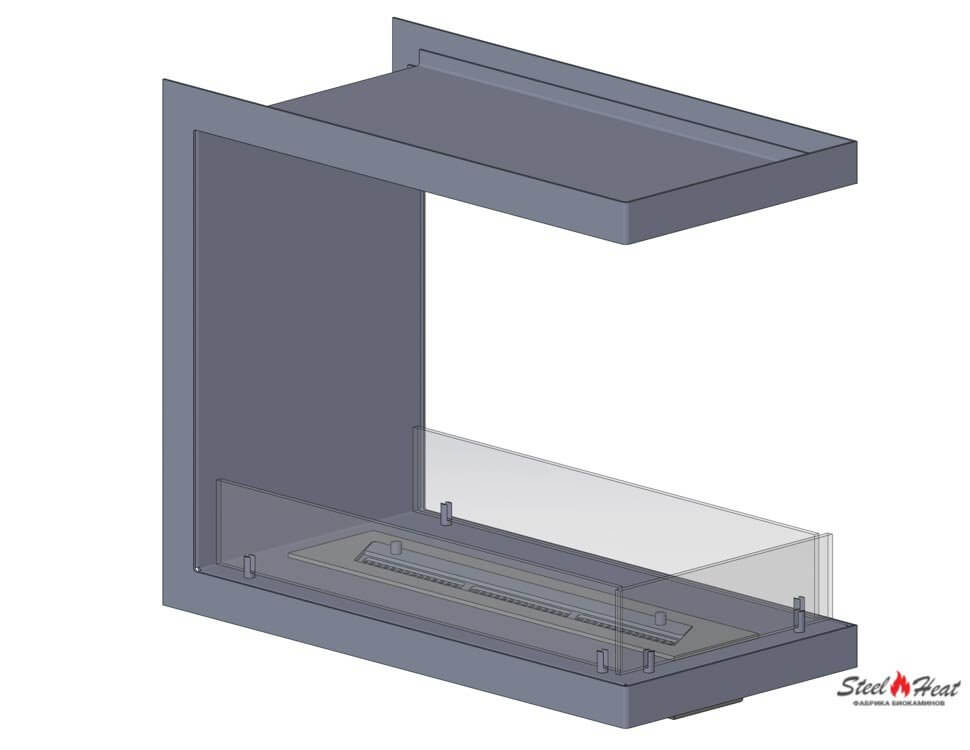 8424С Биокамин торцевой на заказ 8424С Биокамин торцевой на заказ