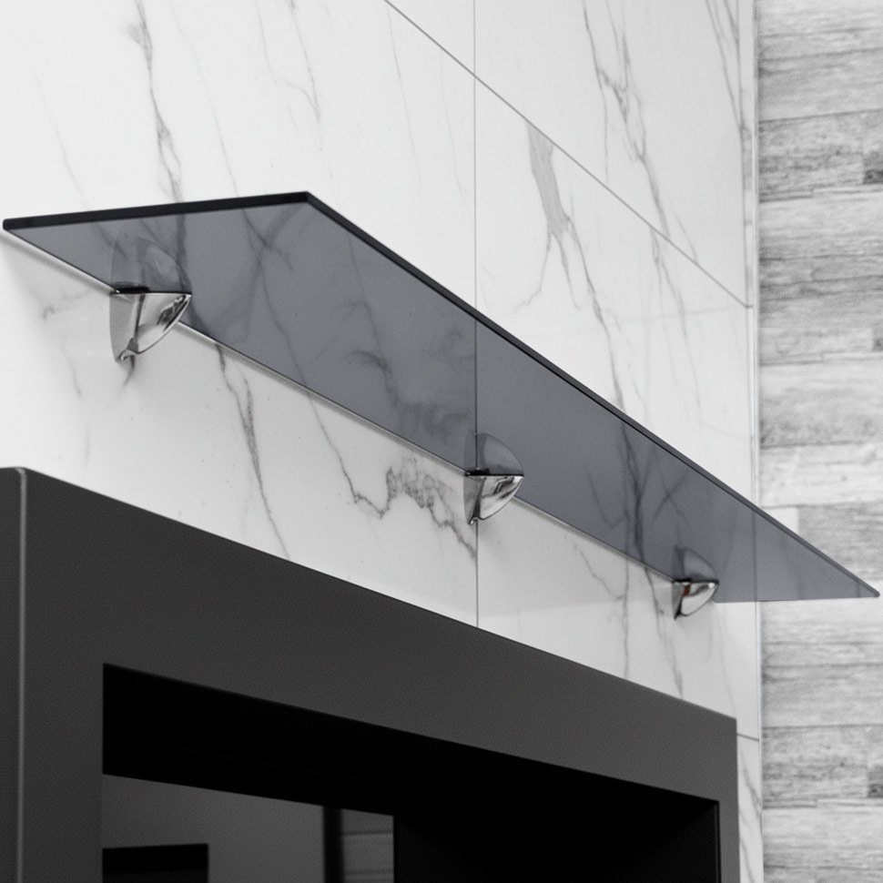 Стеклянная полка для биокамина Gray 1100 Стеклянная полка для биокамина Gray 1100