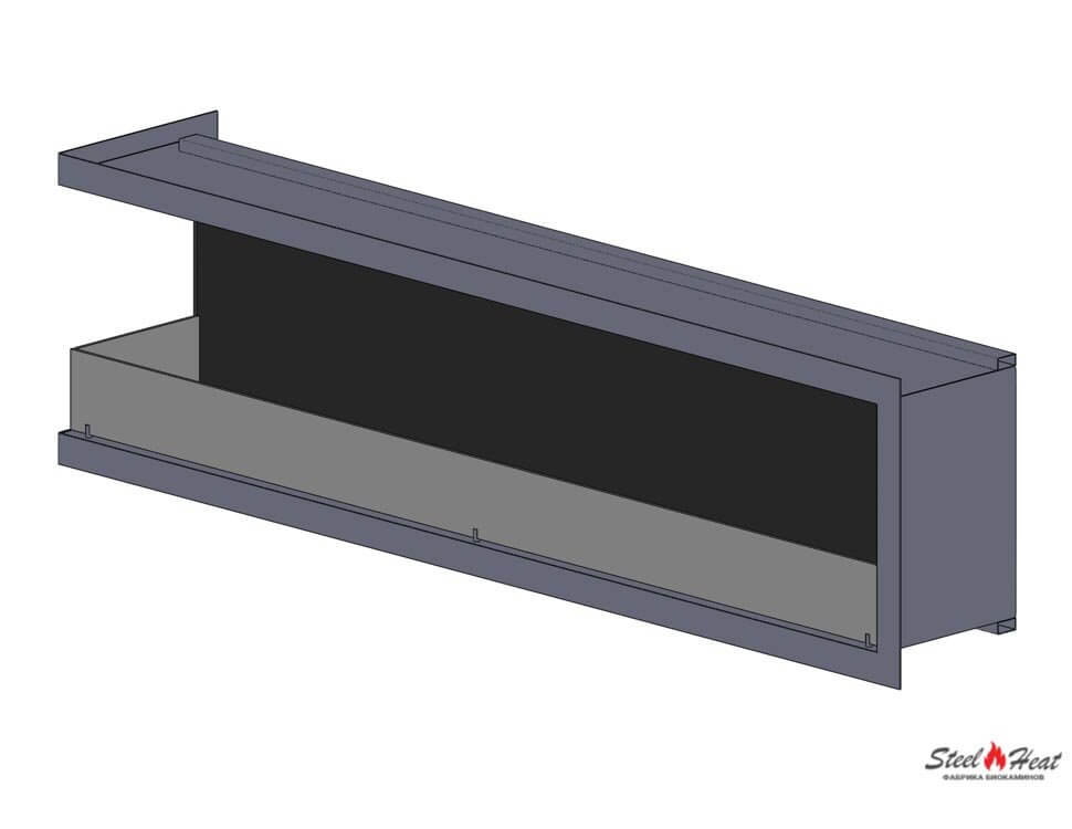 8858А Биокамин угловой левый на заказ