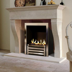 Биокамин в мраморном портале Firezo Arte Antica, стандарт