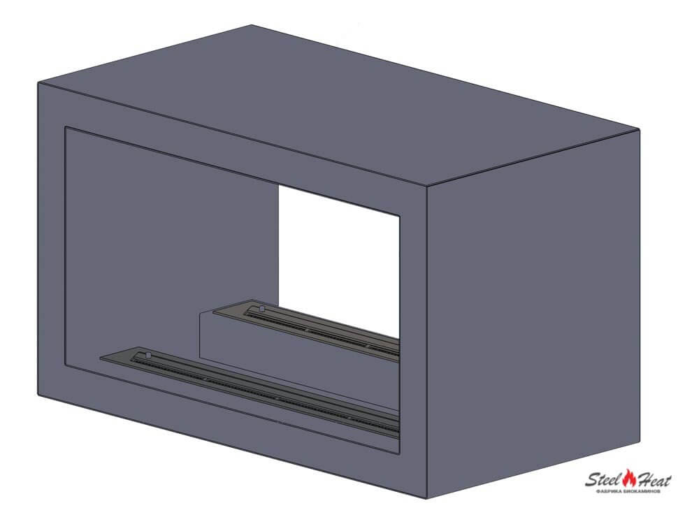 9531C Биокамин двухъярусный на заказ