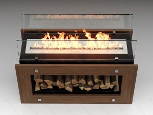 Напольный биокамин Lux Fire Радость
