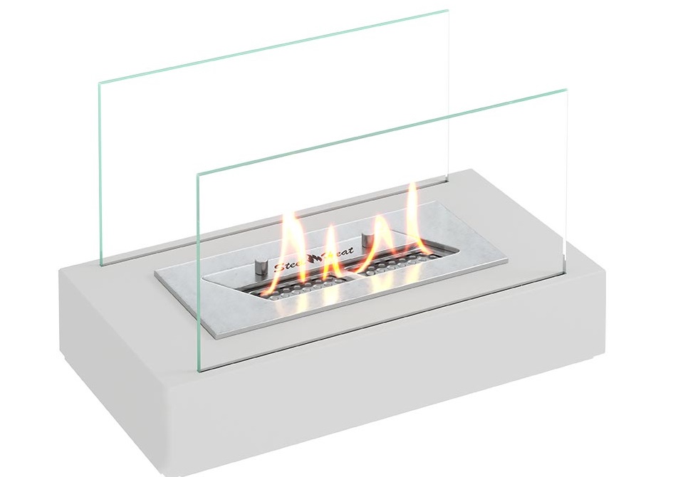 Белый биокамин купить в Южно-Сахалинске Белый биокамин купить в Южно-Сахалинске